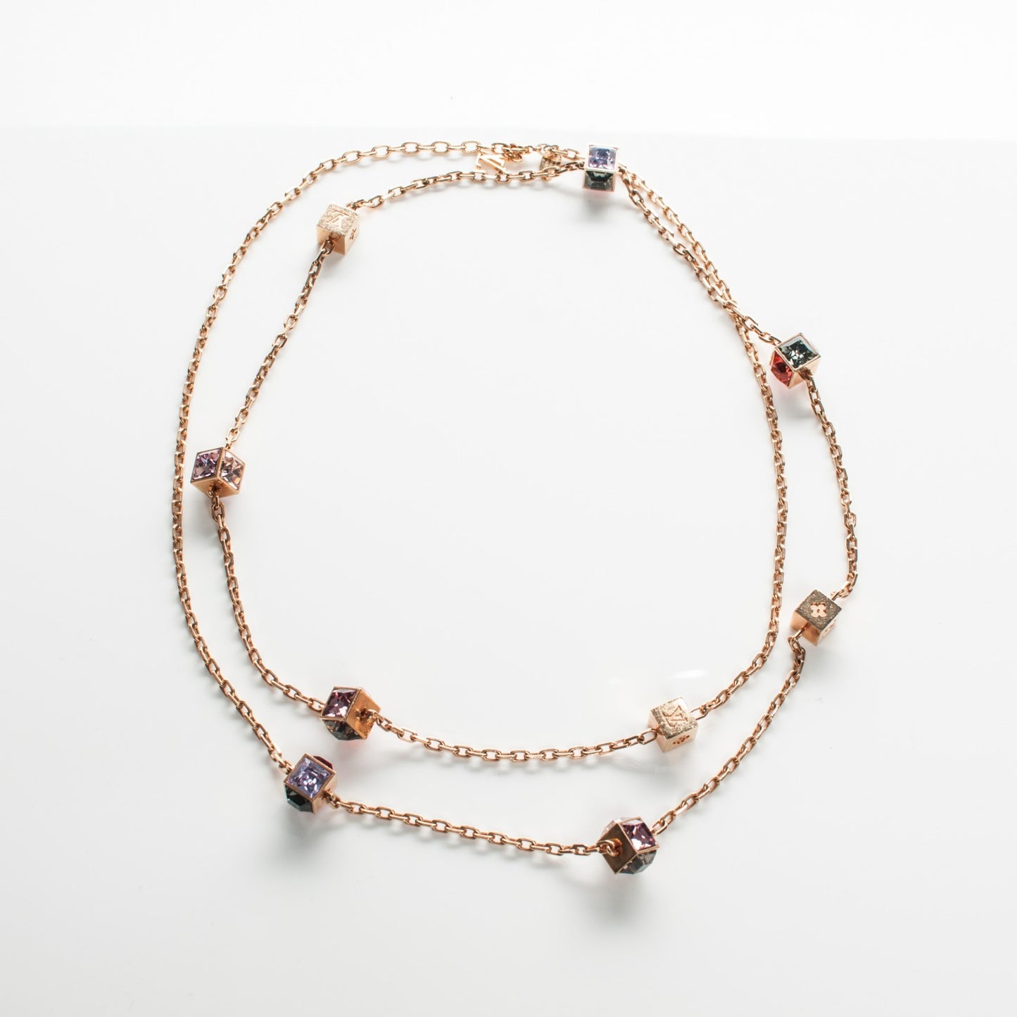 Swarovski Gamble Long Necklace Blush