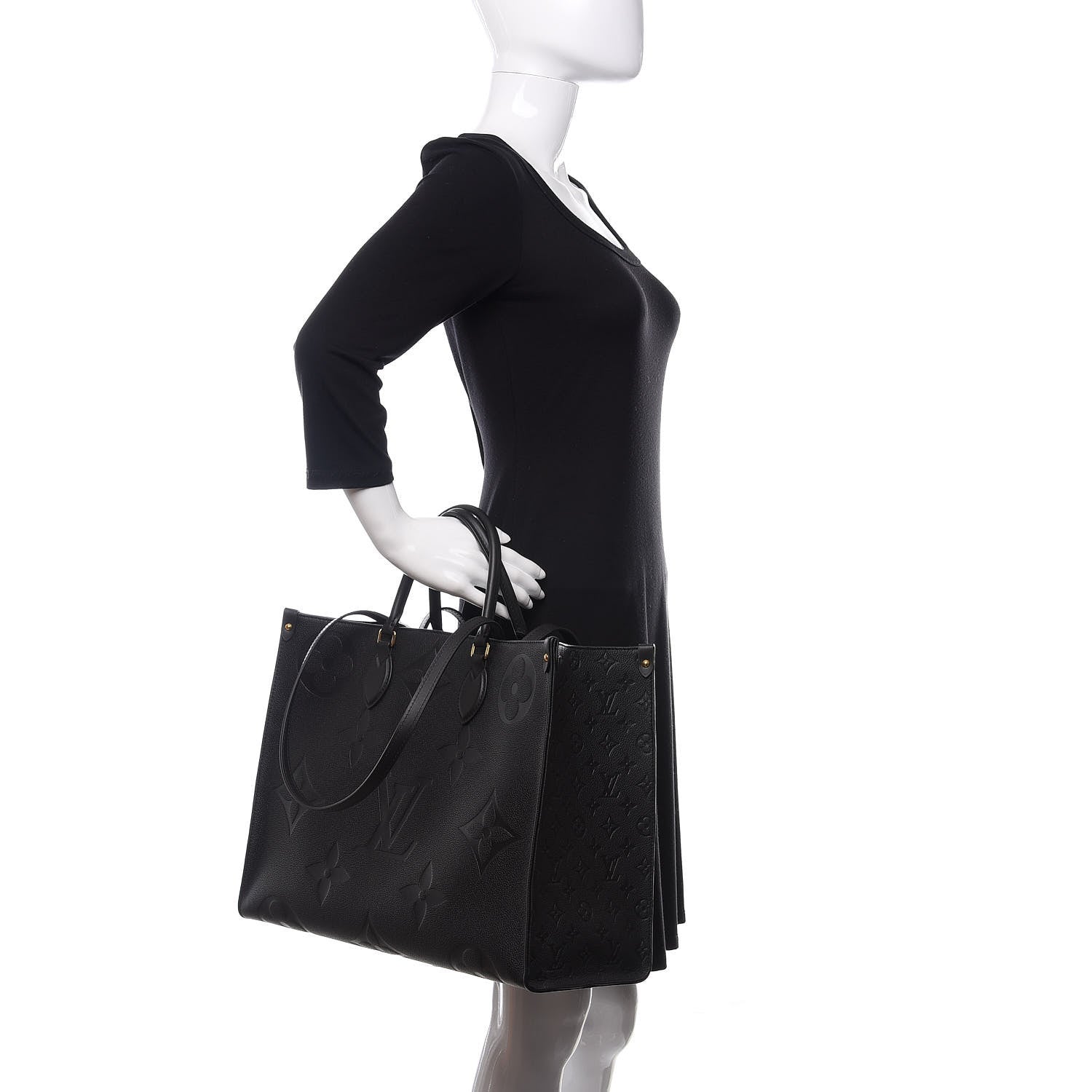 Louis Vuitton Empreinte Monogram Giant Onthego GM Black 3 of 9