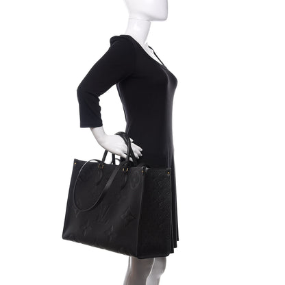 Louis Vuitton Empreinte Monogram Giant Onthego GM Black 3 of 9