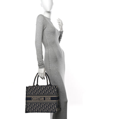 Christian Dior Oblique Medium Book Tote Blue Multicolor 2 of 11