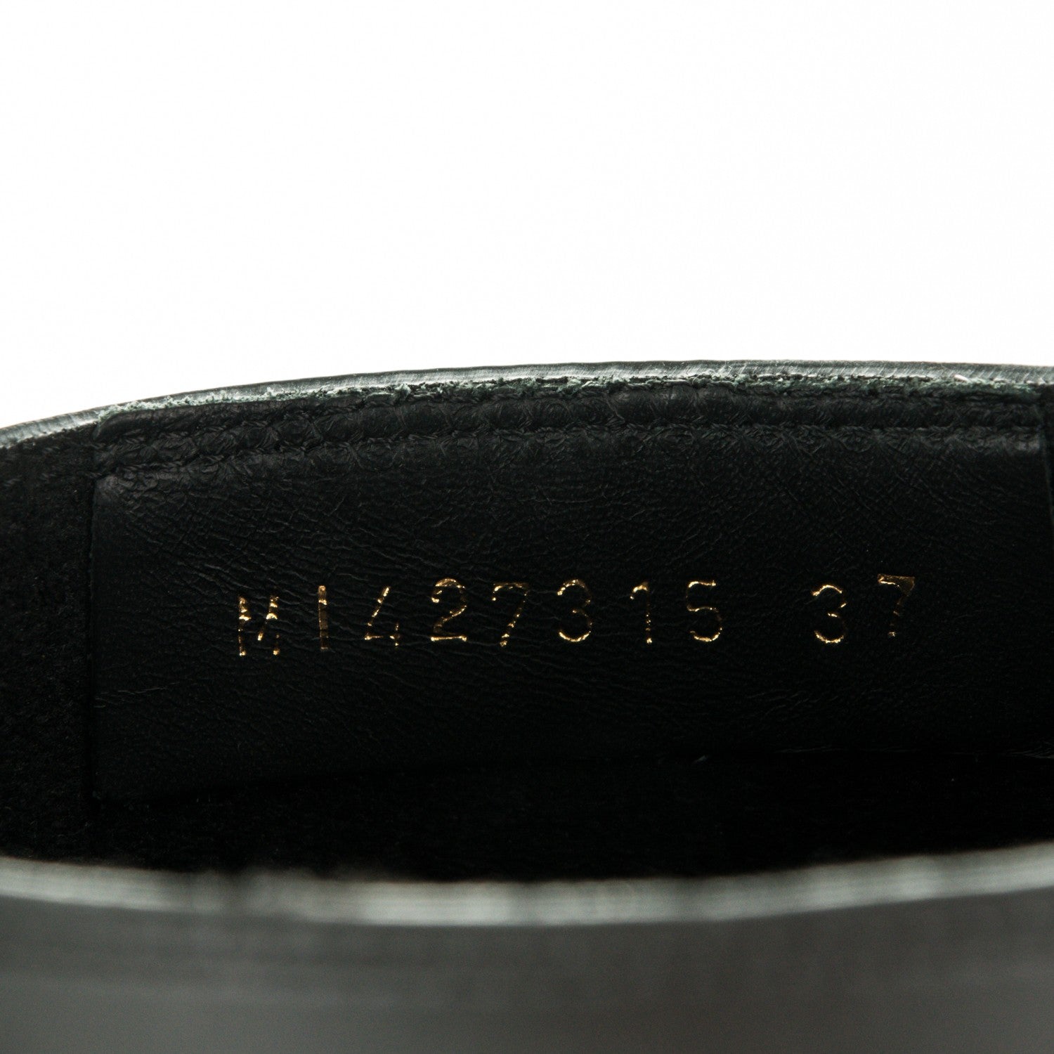 Saint Laurent Rubber Festival 25 High Rain Boots 37 Black 7 of 7