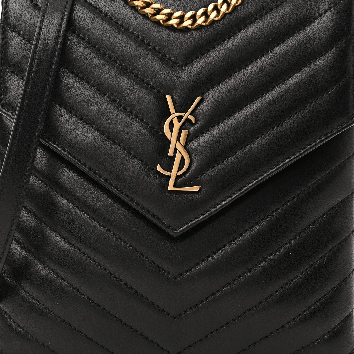Lambskin Quilted Double Flap Bag Black