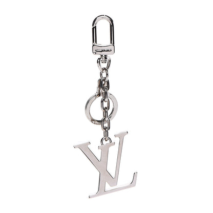 Louis Vuitton LV Facettes Bag Charm Key Holder Silver 1 of 3