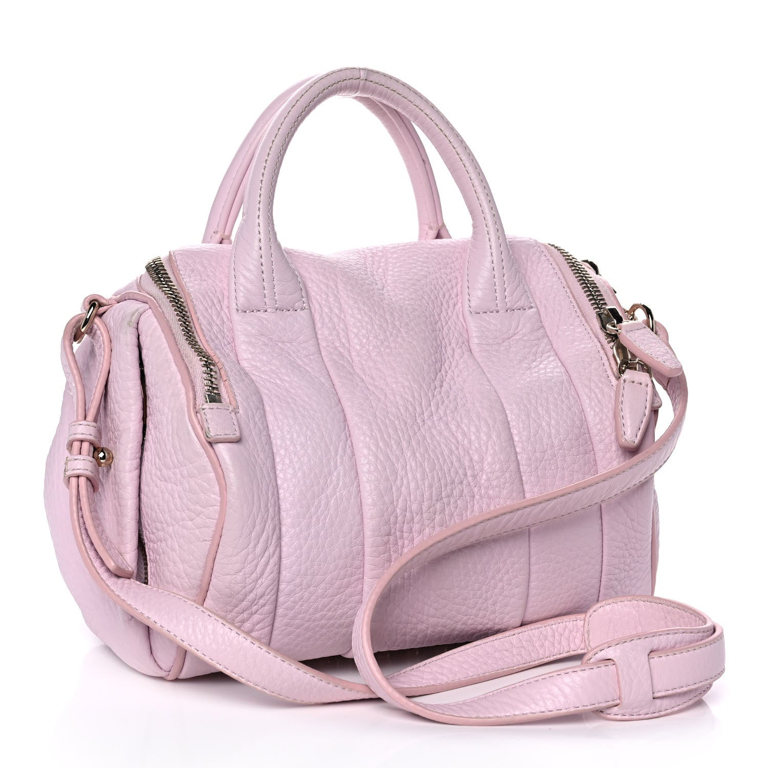 Alexander Wang Pebbled Lambskin Mini Rockie Gummy Pale Gold Hardware 2 of 9