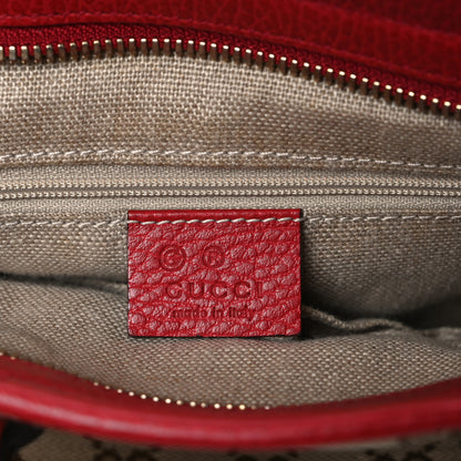 Gucci Monogram Small Bree Tote Red 6 of 10