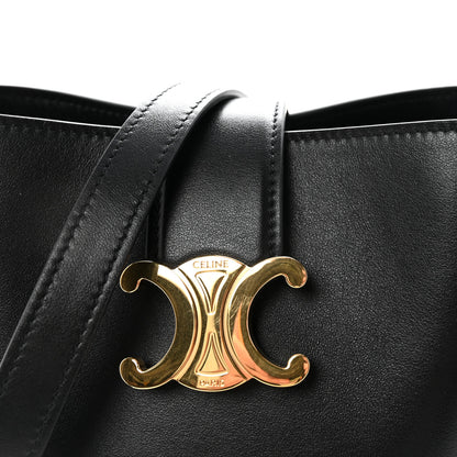 Celine Smooth Calfskin Triomphe Small Louise Bag Black 8 of 10