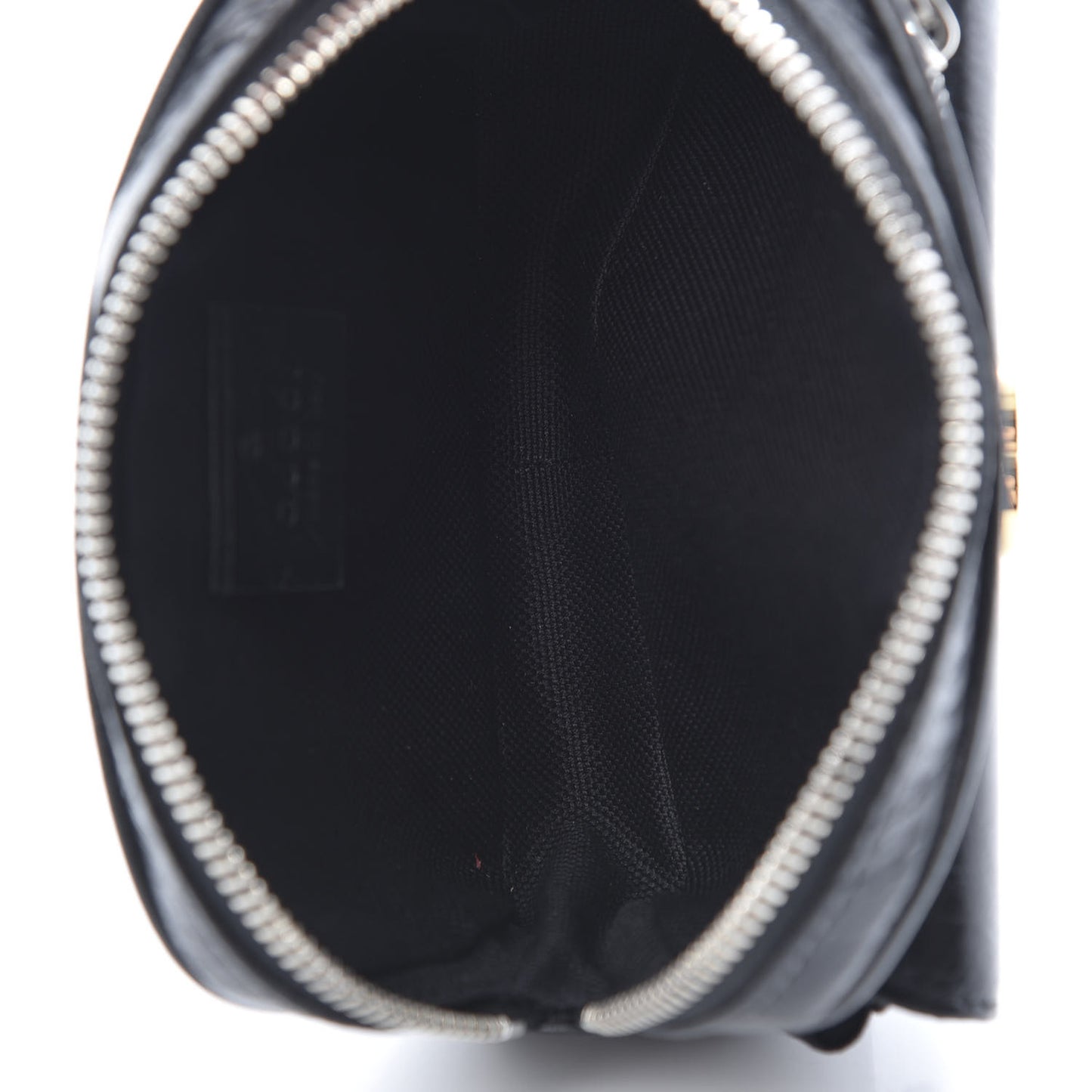 Fluffy Calfskin Mini Morpheus Belt Bag 80 32 Black