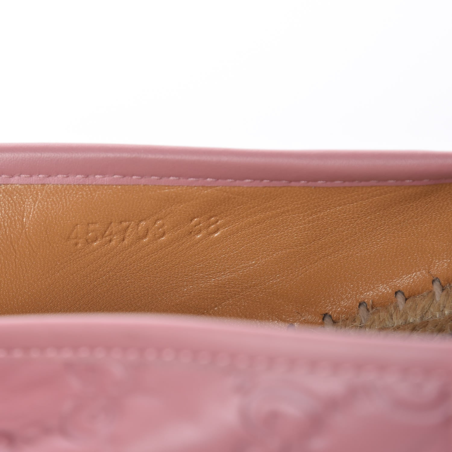 Gucci Guccissima Signature Espadrilles 38 Rose Baby Candy 10 of 13