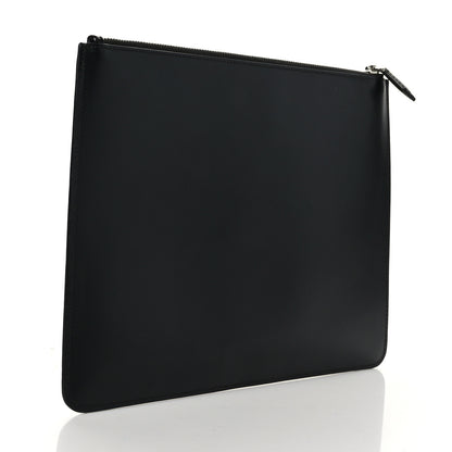 Givenchy Calfskin Logo Zip Pouch Black 3 of 6
