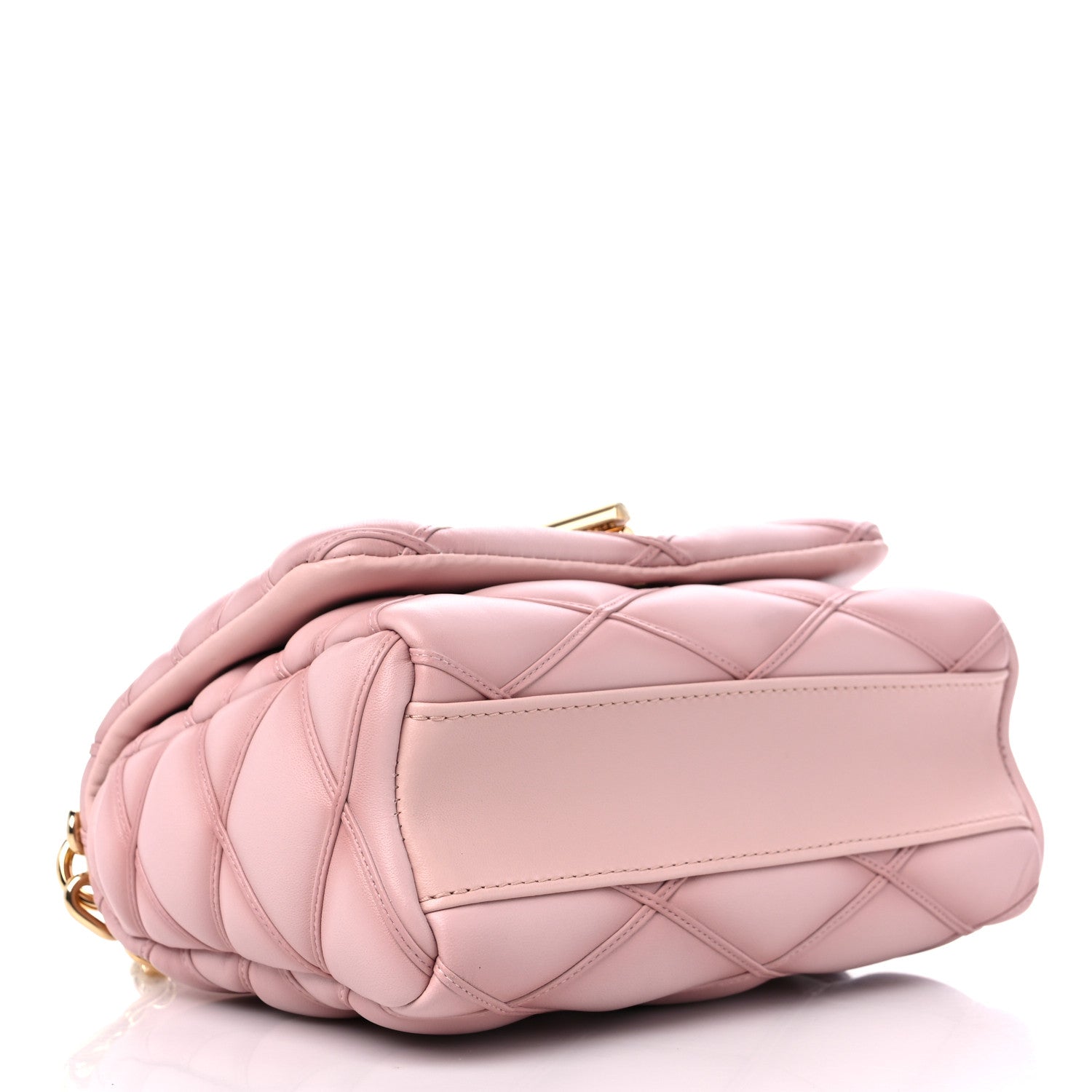 Louis Vuitton Lambskin Malletage Top Handle GO-14 MM Rosabella 5 of 9