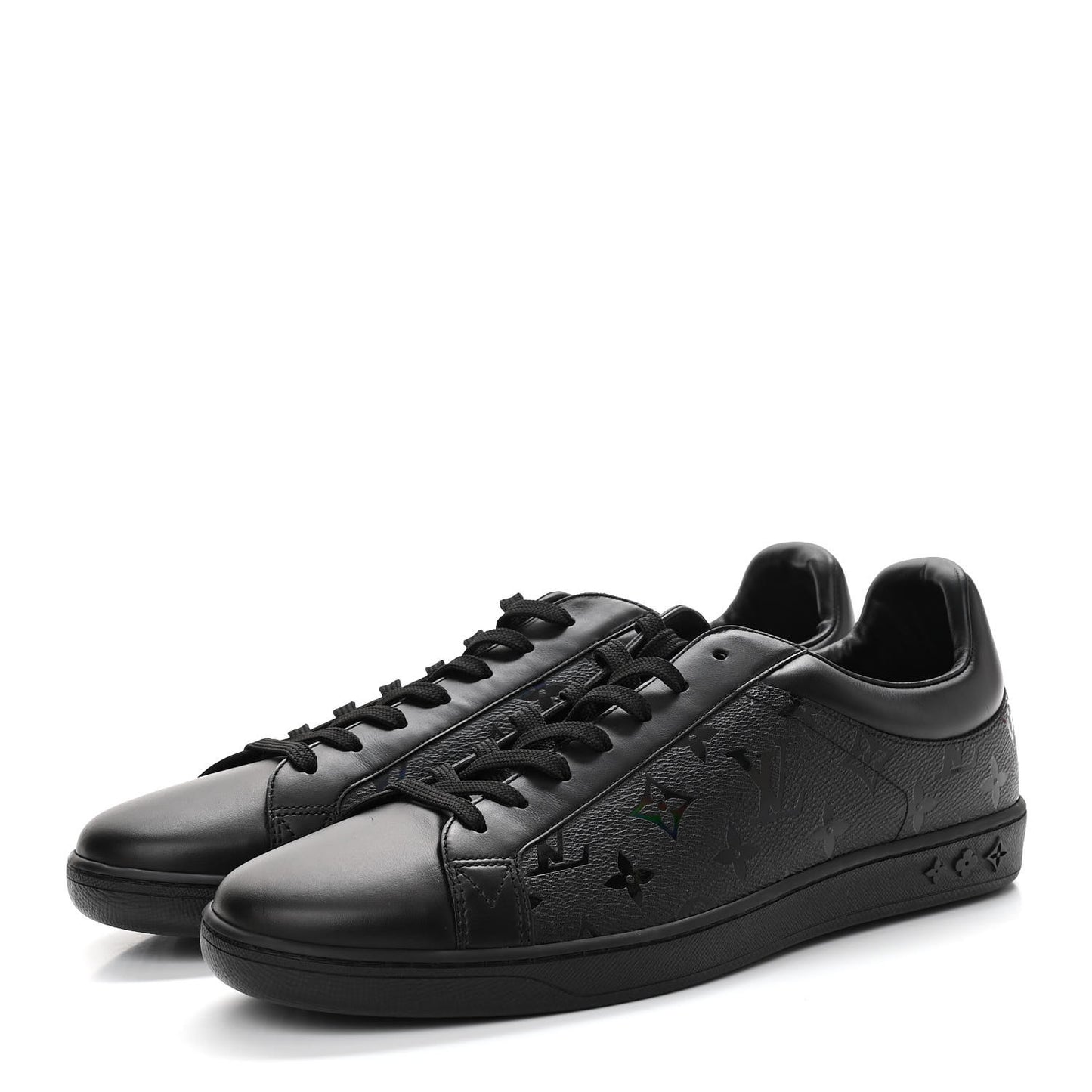 Monogram Sneakers 9.5 Black