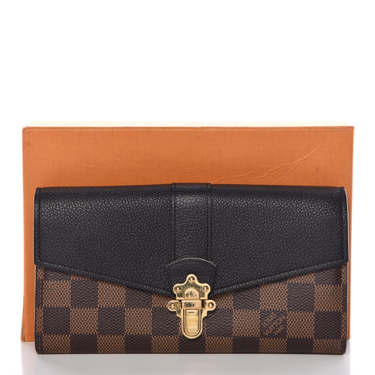Damier Ebene Clapton Wallet Black