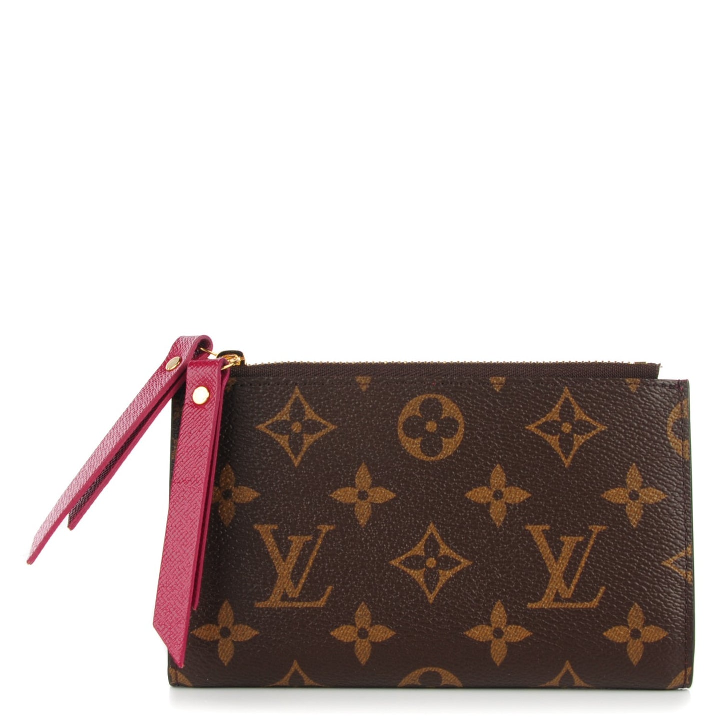 Monogram Adele Compact Wallet Fuchsia