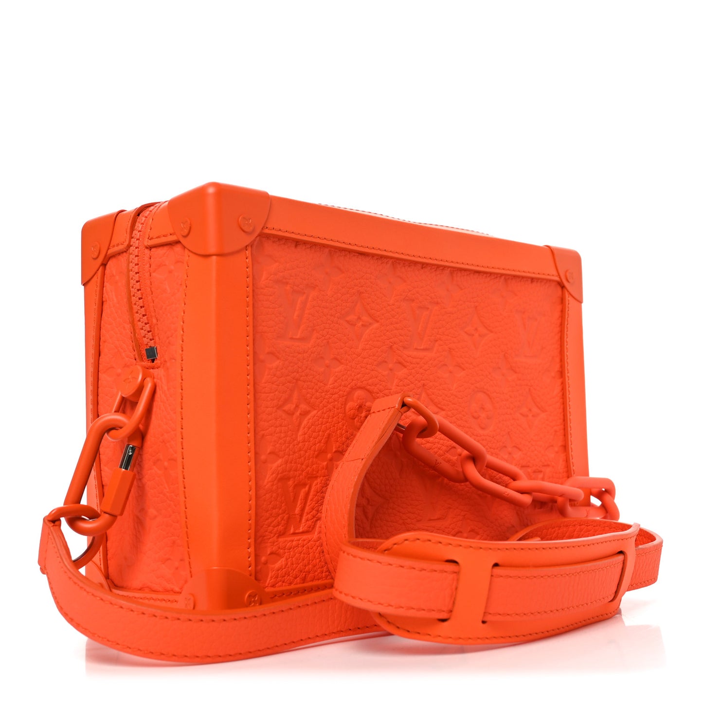 Taurillon Monogram Solar Ray Soft Trunk Orange