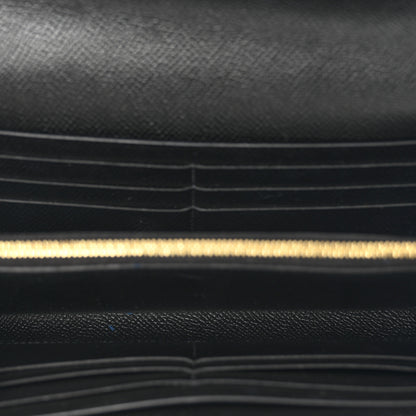 Hermes Epsom Kelly Longue Wallet Black 5 of 10