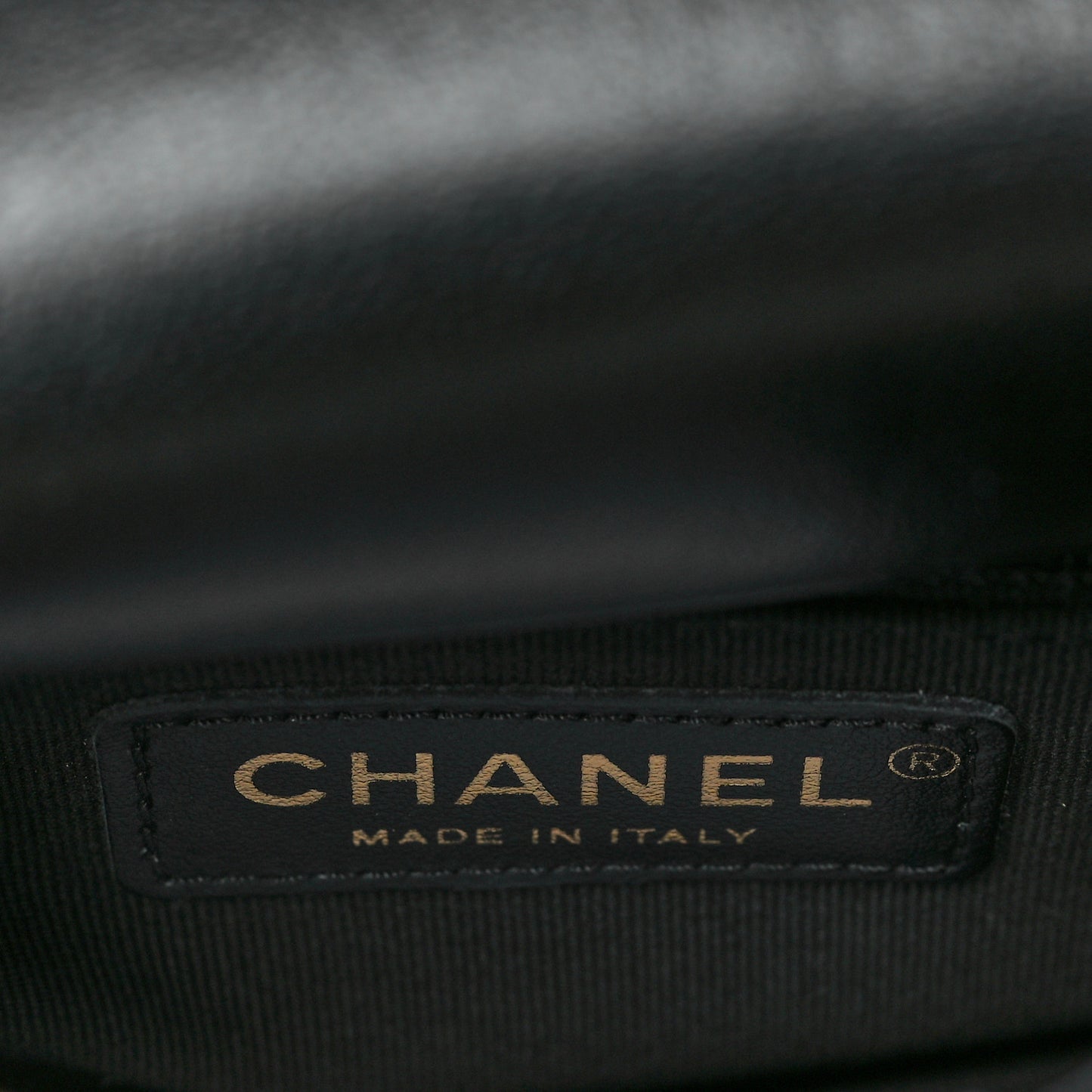 Lambskin Quilted Small Chain Top Handle Flap Black