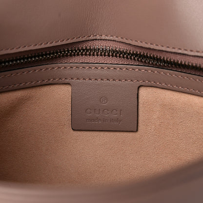 Gucci Calfskin Matelasse Small GG Marmont Shoulder Bag Porcelain Rose 6 of 10