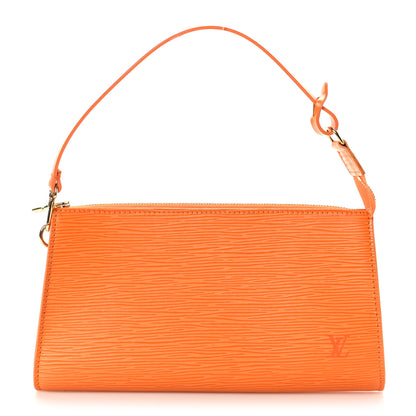 Louis Vuitton Epi Pochette Accessories 24 Mandarin 1 of 9