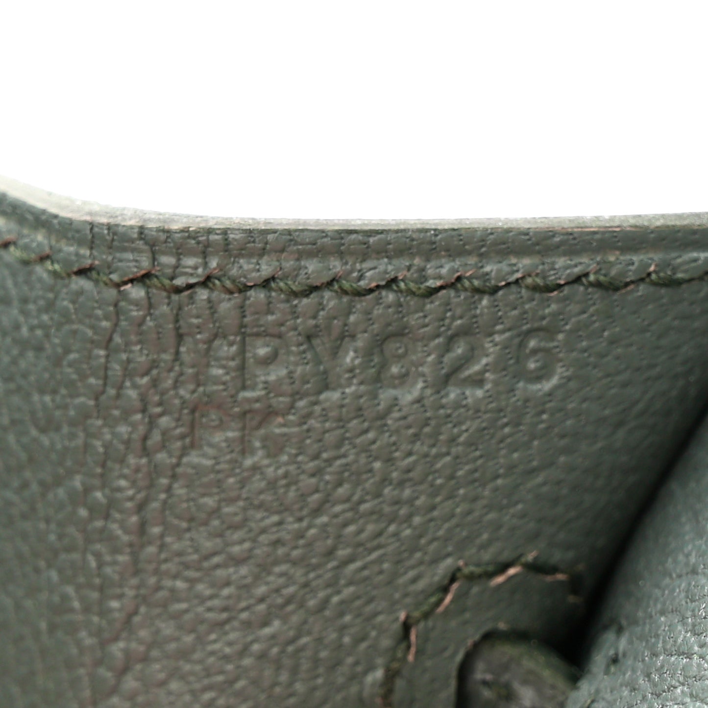 Epsom Birkin Sellier 25 Vert Amande