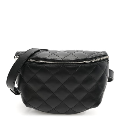Chanel Lambskin Quilted Waist Belt Bag Black 1 of 10