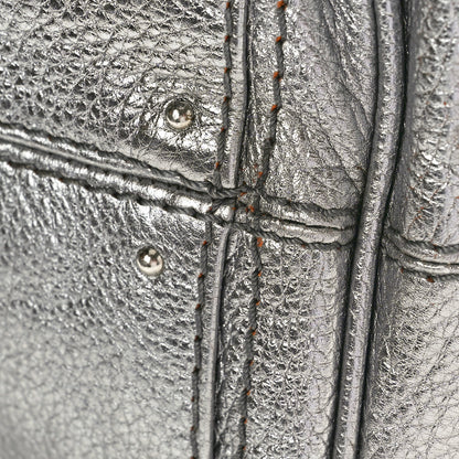 Chloe Metallic Calfskin Medium Paddington Satchel Argent 12 of 13