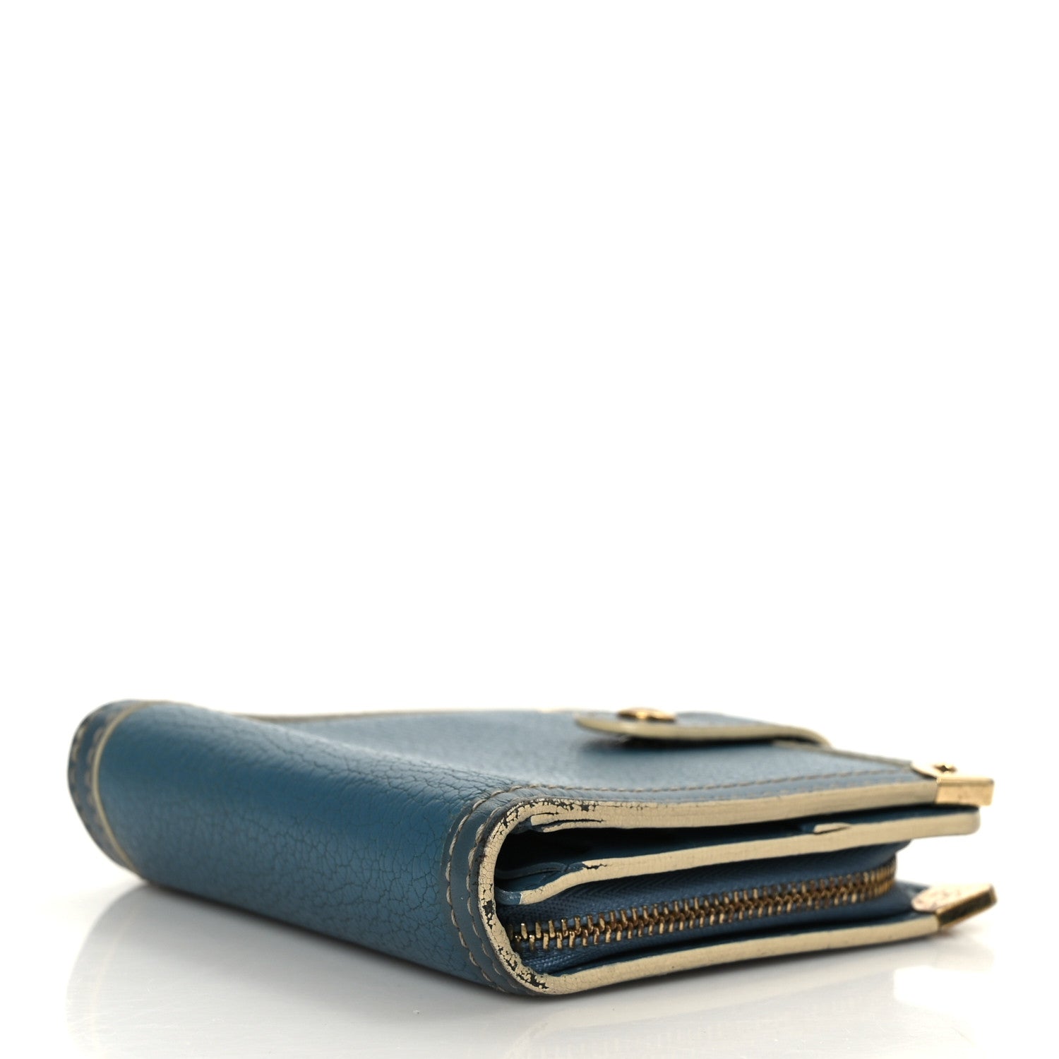 Louis Vuitton Suhali Compact Zipped Wallet Blue 4 of 9