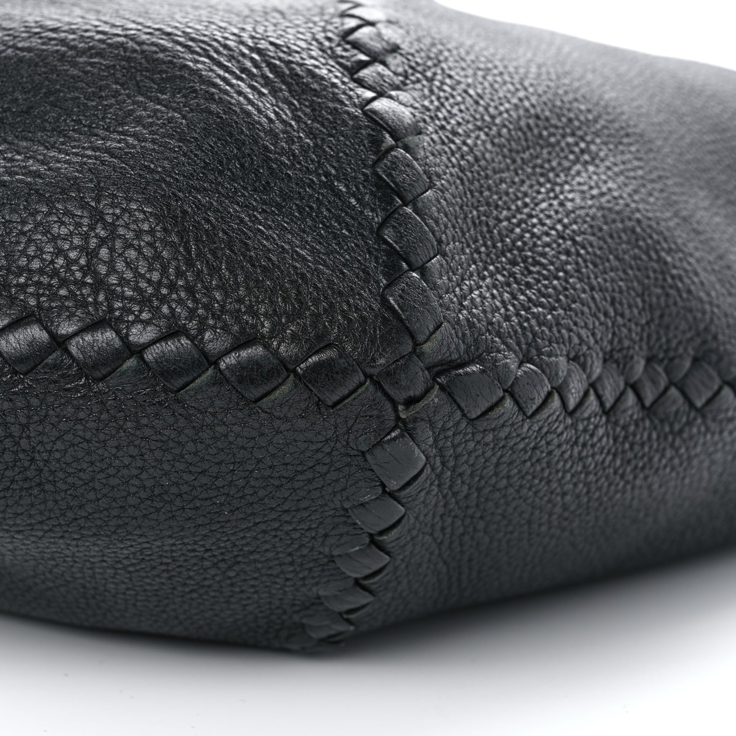 Cervo Deerskin Large Hobo Black
