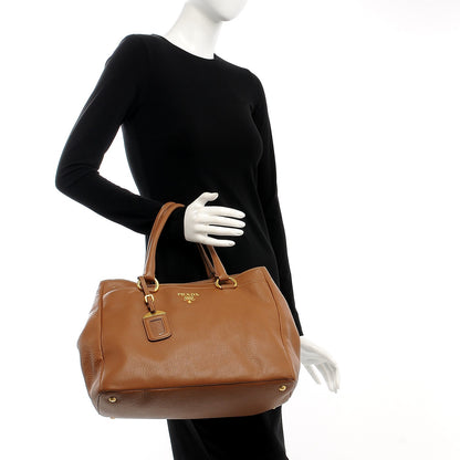 Prada Vitello Daino Tote Cuoio 3 of 13