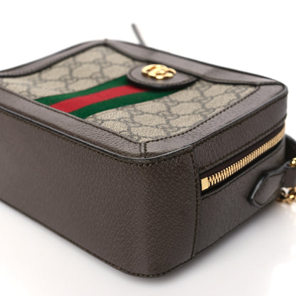 Gucci GG Supreme Monogram Mini Ophidia Top Handle Shoulder Bag Brown 10 of 10