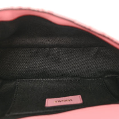 Versace Baroque Jacquard Quilted Small Medusa Shoulder Bag Baby Pink 5 of 11