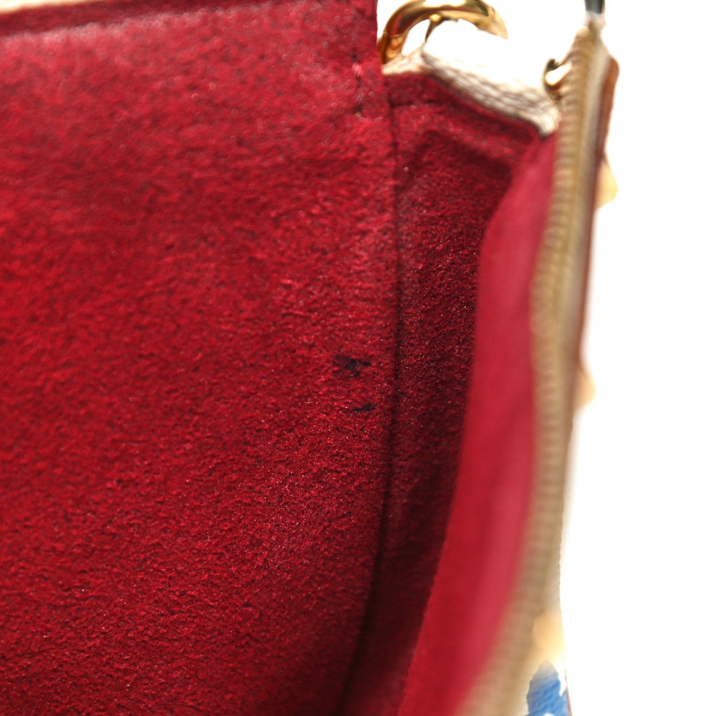 Monogram Multicolor Pochette Accessories White