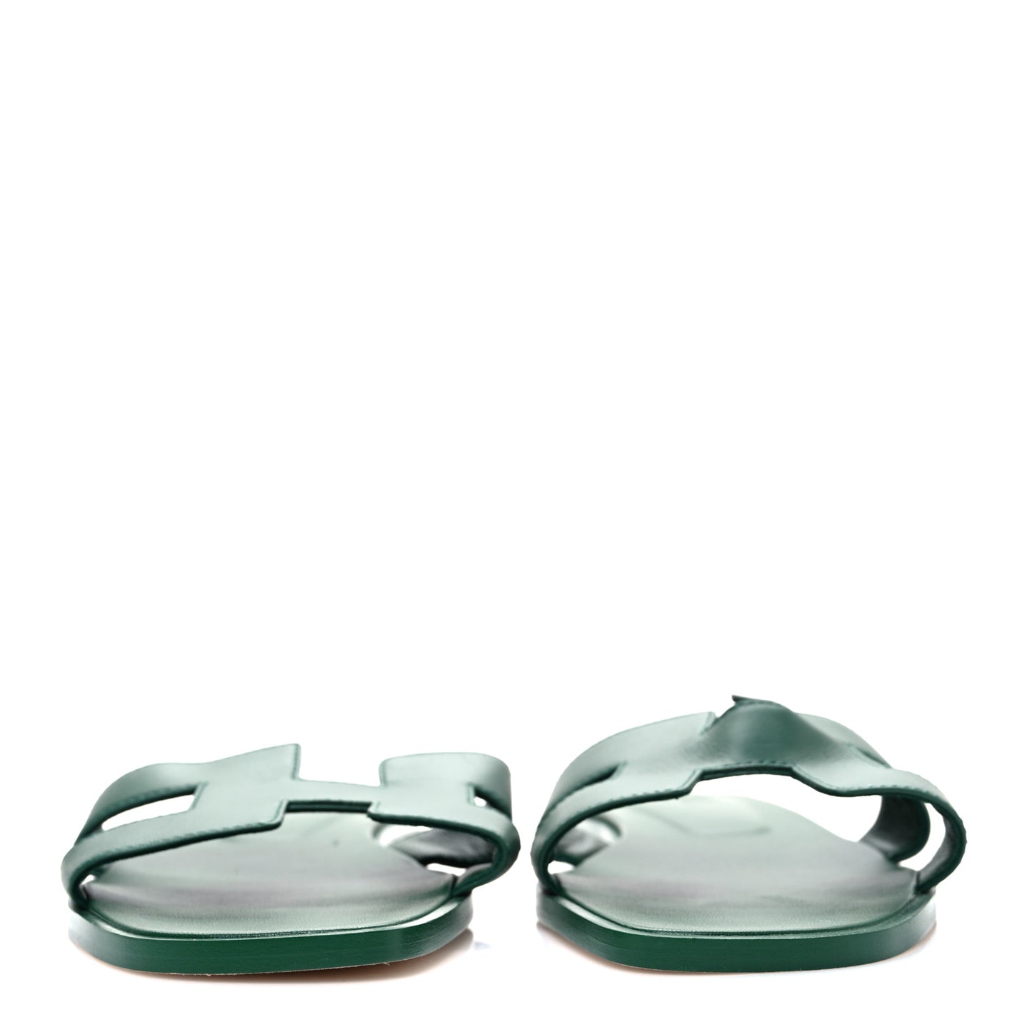 Calfskin Oran Sandals 40.5 Vert Electrique