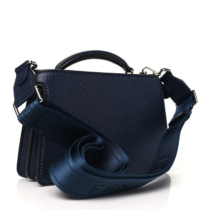 Fendi Cuoio Romano Vitello Cover Bi-Color Peekaboo I See U X Cross Satchel Navy 3 of 11