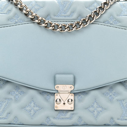 Louis Vuitton Lambskin Mama Broderie Pochette Blue 6 of 6