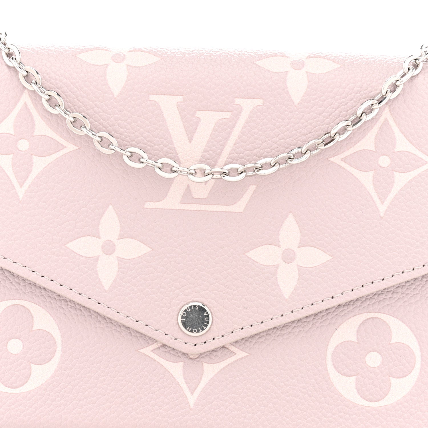 Louis Vuitton Empreinte Monogram Giant Felicie Pochette Brume Quartz 10 of 11
