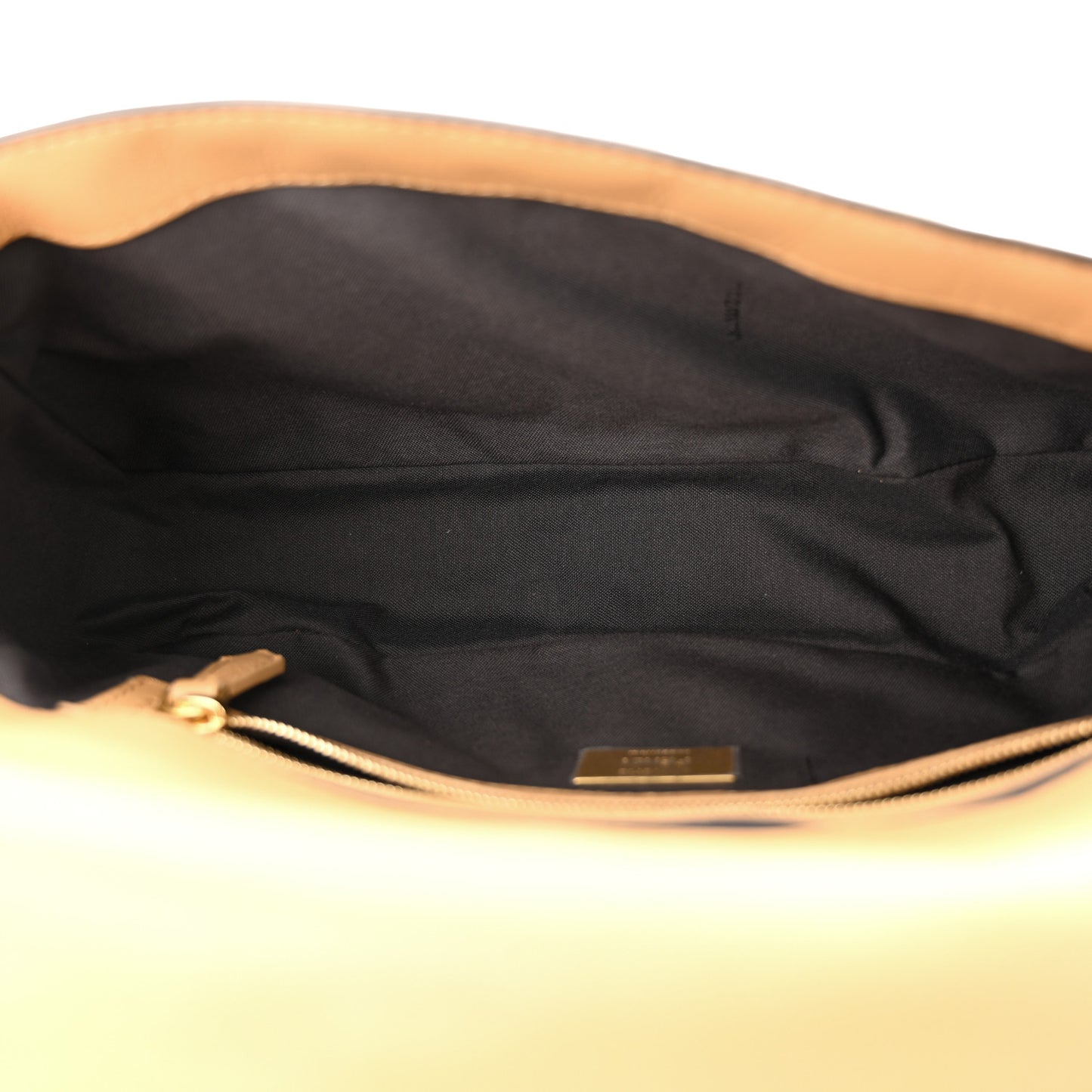 Nappa FF 1974 Embossed Baguette Miele Scuro