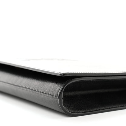 Saint Laurent Calfskin Monogram Large Belle De Jour Clutch Black 11 of 11