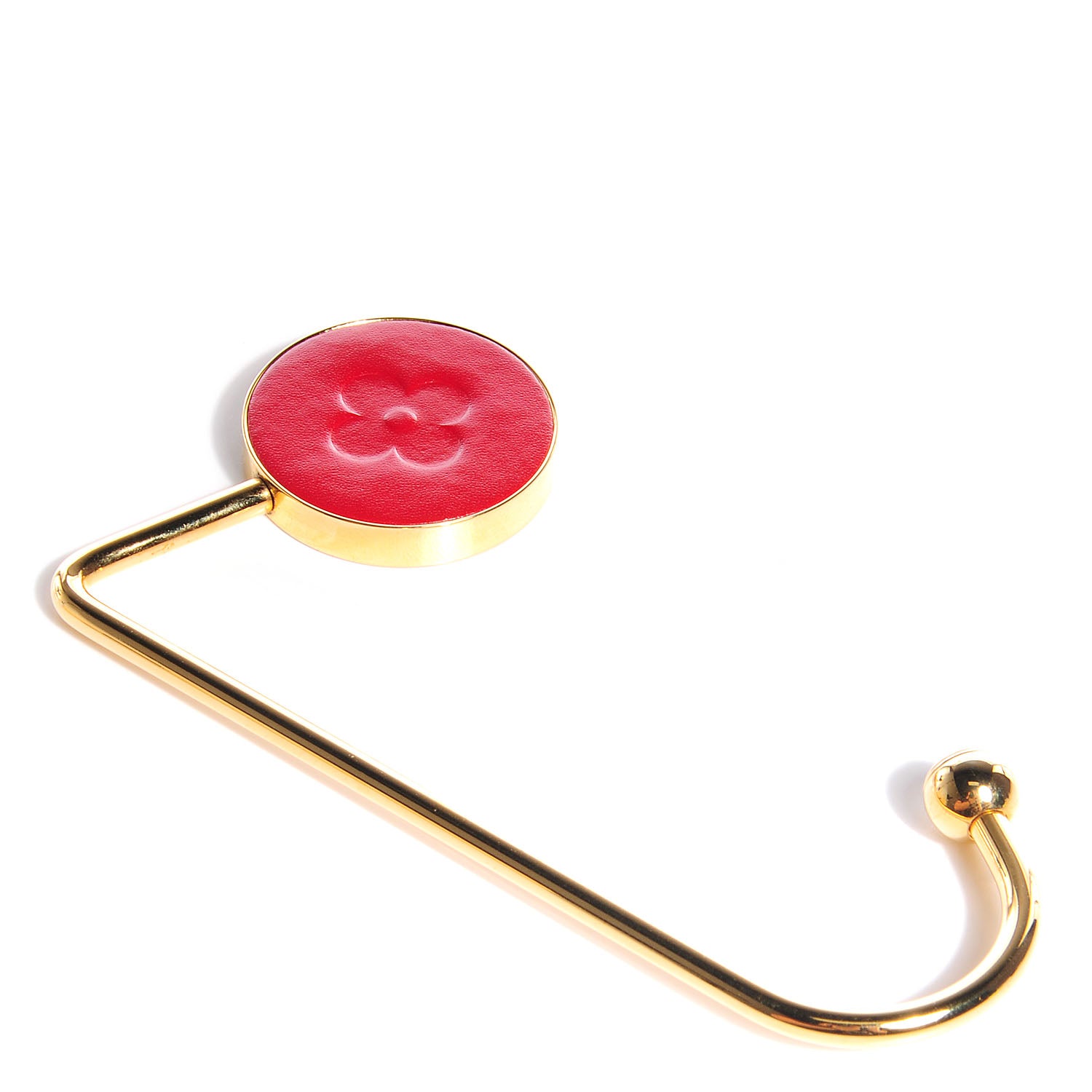 Louis Vuitton Purse Hook Red Gold 1 of 5