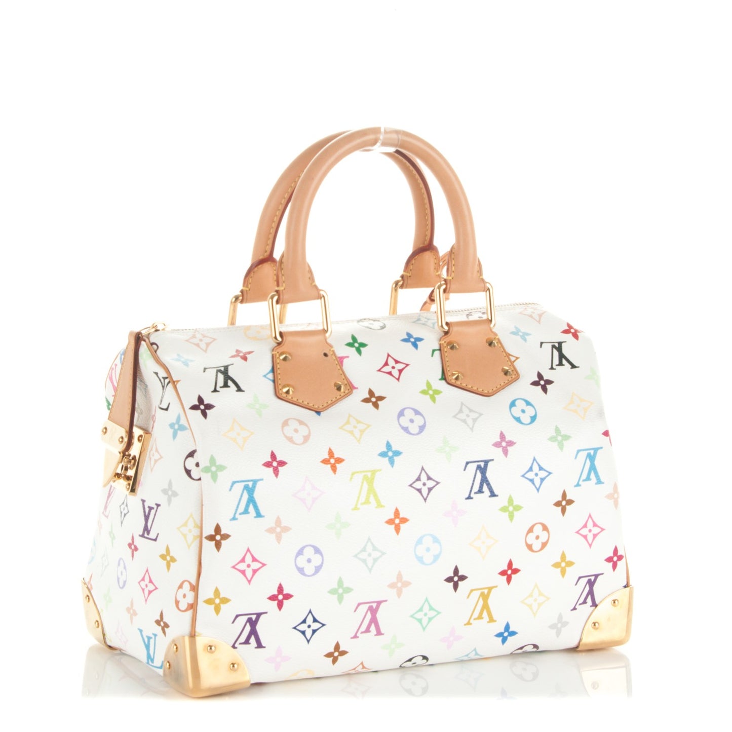 Monogram Multicolor Speedy 30 White