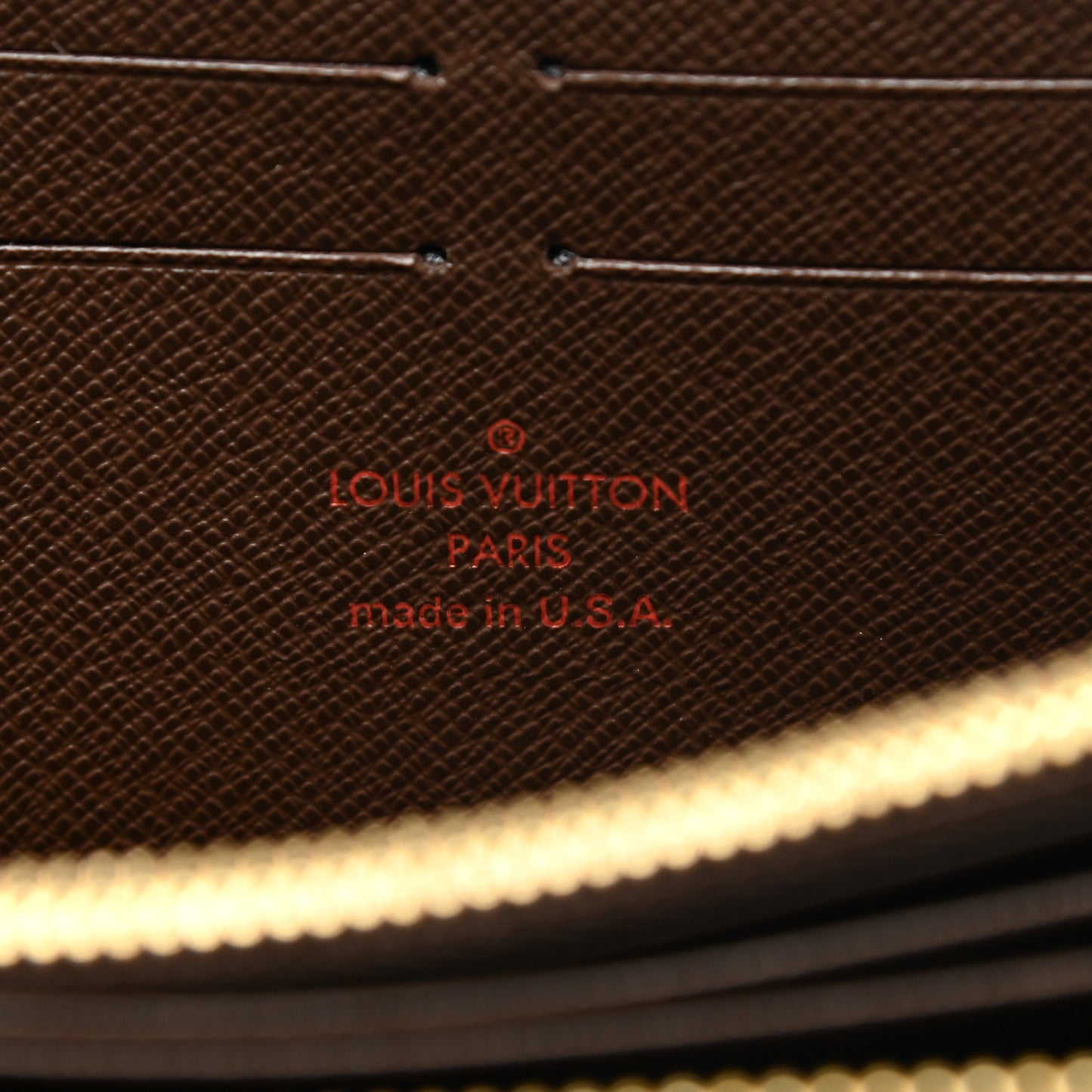 Damier Ebene Zippy Wallet