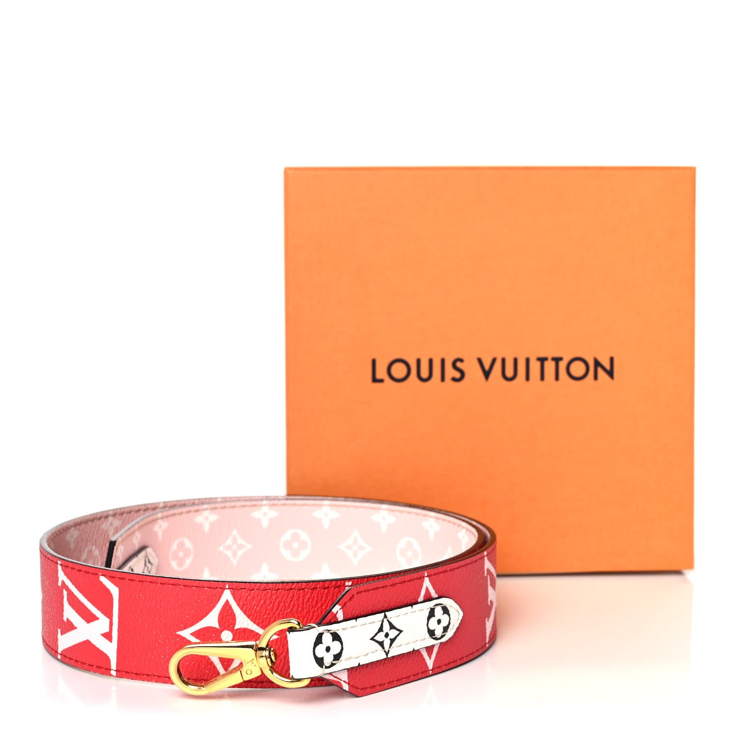 Louis Vuitton Monogram Giant Bandouliere Shoulder Strap Rouge 5 of 5