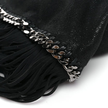 Stella McCartney Eco Suede Fringe Falabella Tote Black 8 of 9