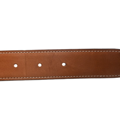 Hermes Chamonix Togo H Belt 95 Black Gold 4 of 6