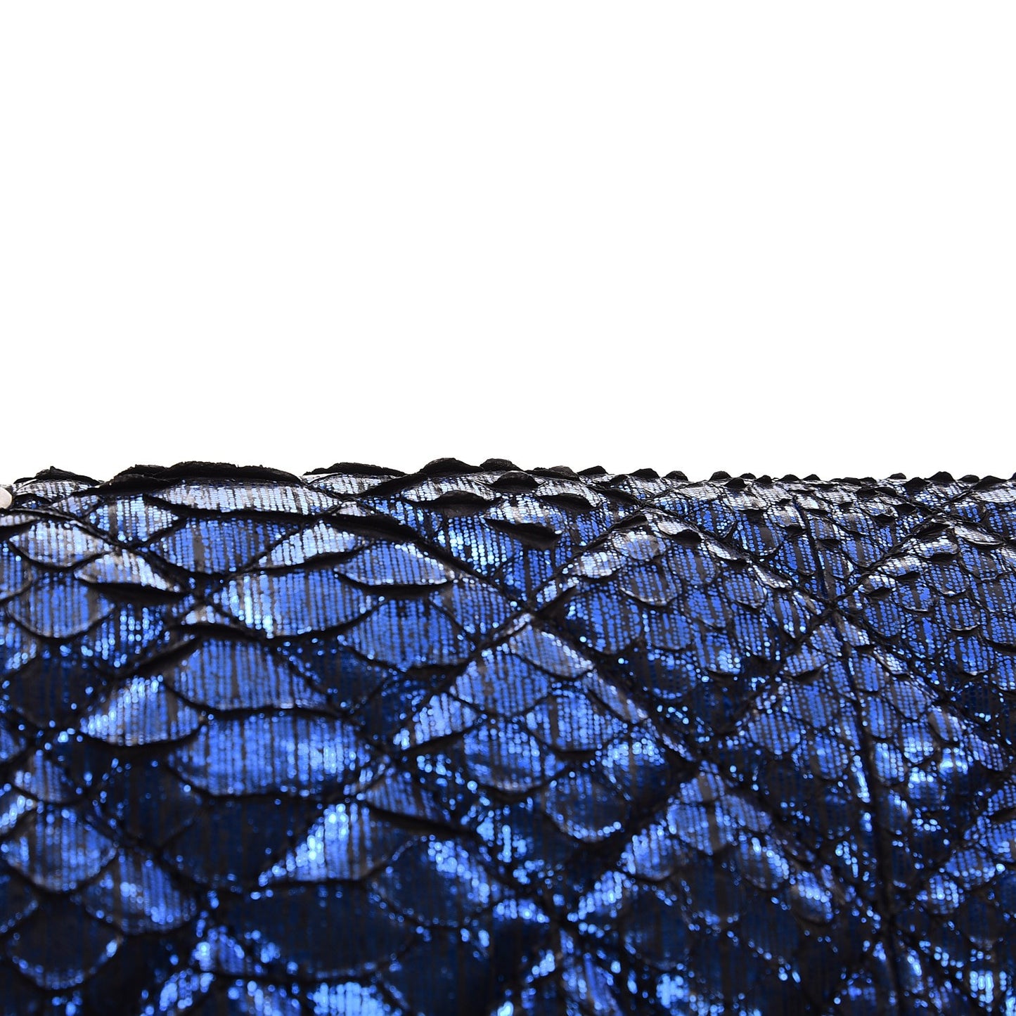 Metallic Python Quilted 2.55 Reissue 226 Flap Blue
