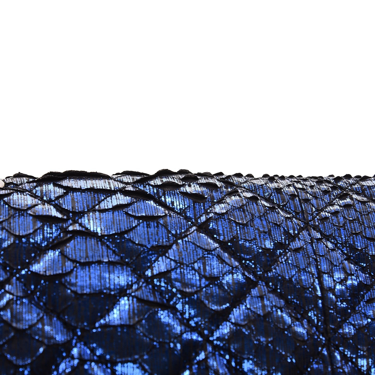 Chanel Metallic Python Quilted 2.55 Reissue 226 Flap Blue 11 of 15
