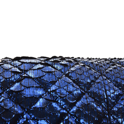 Chanel Metallic Python Quilted 2.55 Reissue 226 Flap Blue 11 of 15