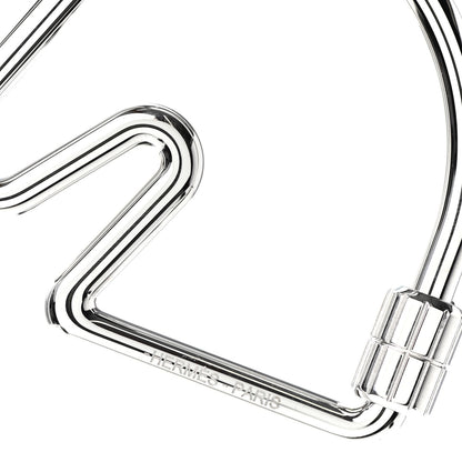 Hermes Palladium Cheval Key Ring 3 of 4