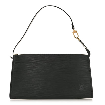 Louis Vuitton Epi Pochette Accessories 24 Black 1 of 10