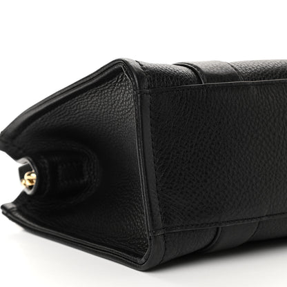 Marc Jacobs Grained Calfskin Small The Tote Bag Black 10 of 11