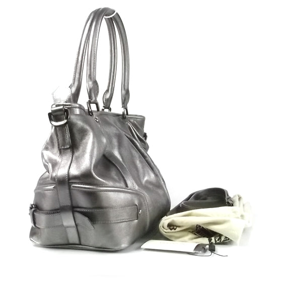Burberry Leather Faldon Tote Anthracite 3 of 7